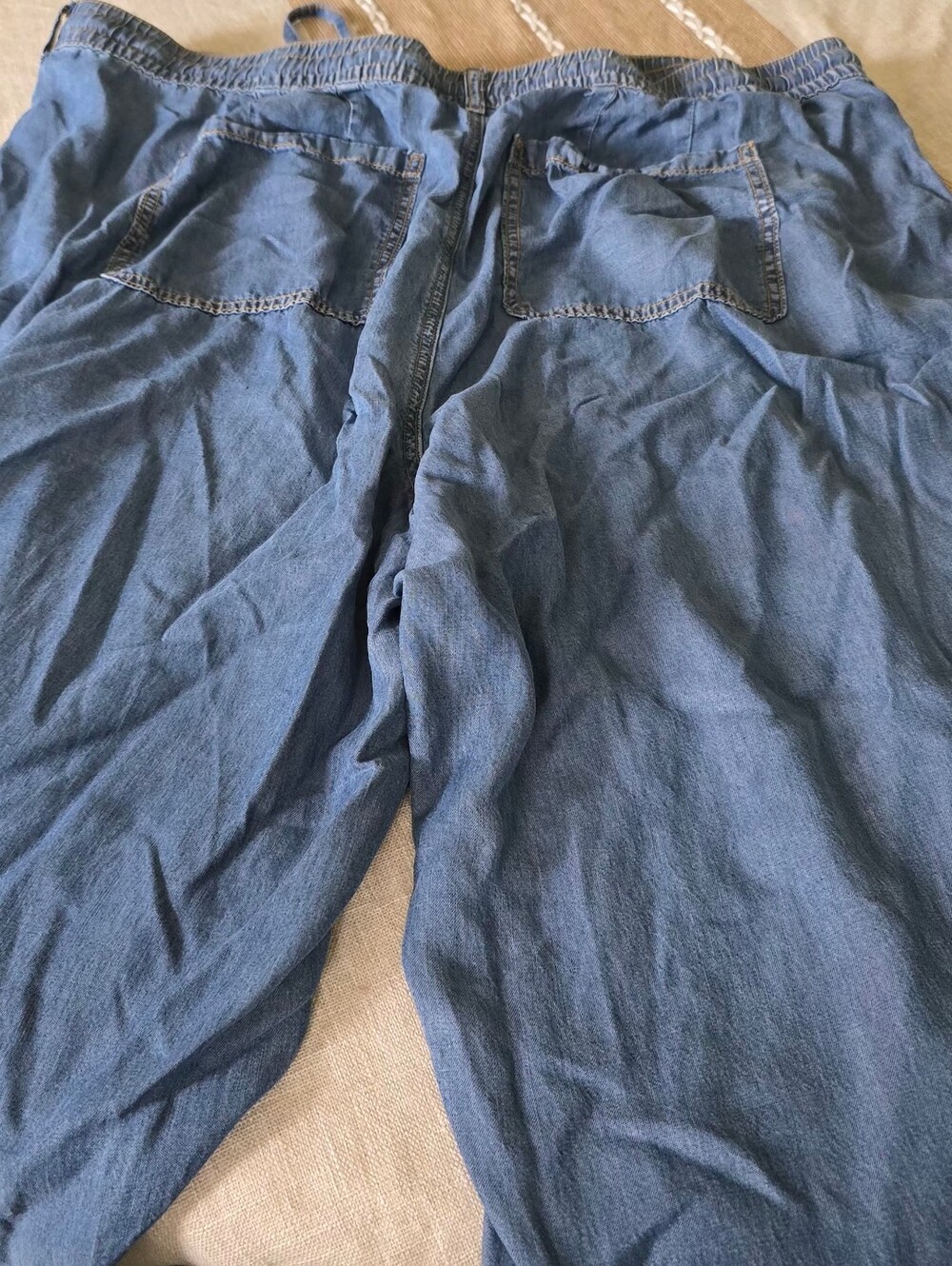Torrid Pull On Lightweight Denim Jeans Size 3R High Rise Chambray Plus Size 3X - Picture 9 of 13
